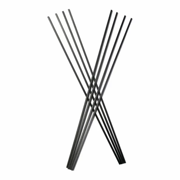 Set 8 betisoare pentru odorizant de camera, Nefel, negre, 40cm