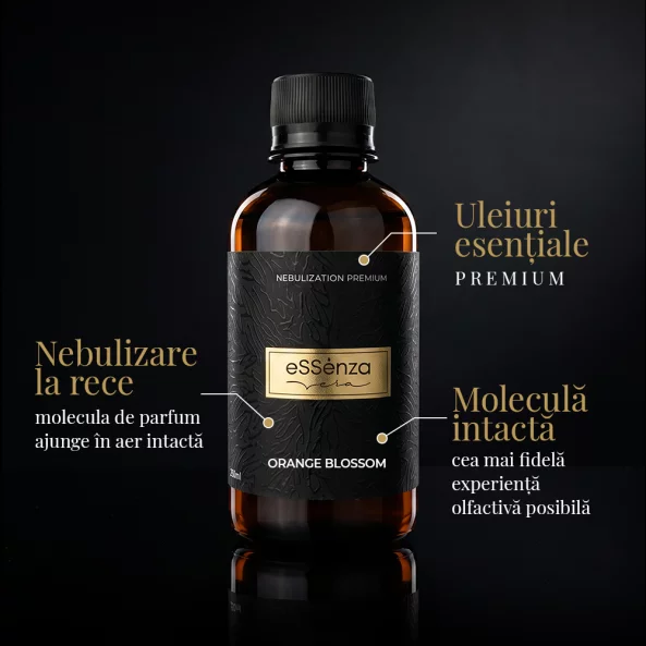 Odorizant camera Orange Blossom, parfum proaspat fructat, eSSenza Vera Nebulization Premium, 250ml