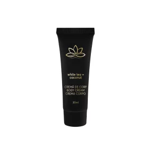 Crema de corp hoteliera Seembol Lotus Collection, White Tea &amp; Coconut, 30ml