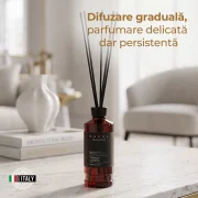 Odorizant camera cu betisoare Nefel Tobacco &amp; Whisky, parfum lemnos, 480 ml