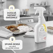 Degresant plite, cuptoare, gratare si friteuze, inlatura grasimile arse, HAAAS Grill-Cox, 750 ml
