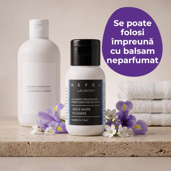 Parfum de rufe concentrat Nefel Iris &amp; White Flowers, 50 ml