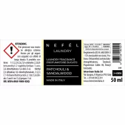 Parfum de rufe concentrat Nefel Patchouli &amp; Sandalwood, 50 ml