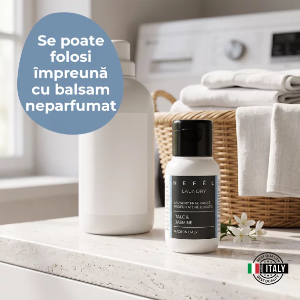 Parfum de rufe concentrat Nefel Talc &amp; Jasmine, 50 ml