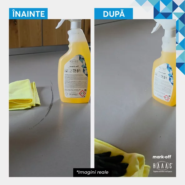 Solutie curatare marker, cerneala, lipici si adeziv, HAAAS Mark-Off, 5 Kg