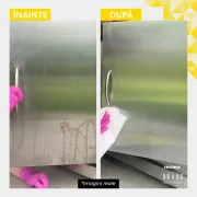 Solutie curatat inox, regenereaza si revitalizeaza, elimina rugina, pete acizi si urme sudura, HAAAS Revinox, 1 L