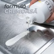 Solutie curatat inox, regenereaza si revitalizeaza, elimina rugina, pete acizi si urme sudura, HAAAS Revinox, 1 L
