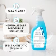 Solutie curatat mobila, sticla, plastic si suprafete lavabile, antistatica, igienizanta, HAAAS Multi-Task, 750 ml