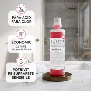Solutie anticalcar baie, super-concentrata, non-acida, igienizanta, HAAAS Sanitap-S, 1 L