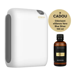 Pachet promo difuzor parfum camera + rezerva Blue Silver 100 ml, Smart Diffuser EVOV-2, eSSenza Vera