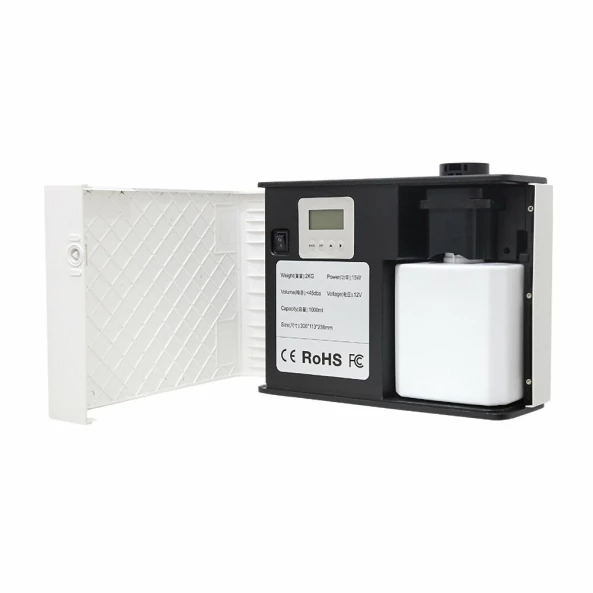 Pachet promo difuzor parfum camera + rezerva Blue Silver 1 L, Smart Diffuser EVOV-10, eSSenza Vera