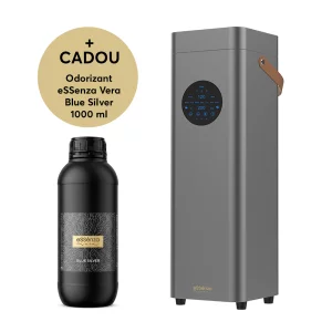 Pachet promo difuzor parfum camera + rezerva Blue Silver 1 L, Smart Diffuser EVU-15, eSSenza Vera