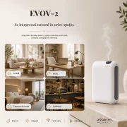 Pachet promo difuzor parfum camera + rezerva Erba 100 ml, Smart Diffuser EVOV-2, eSSenza Vera
