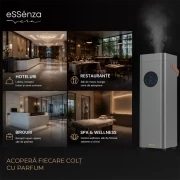 Pachet promo difuzor parfum camera + rezerva Orange Blossom 1 L, Smart Diffuser EVU-15, eSSenza Vera