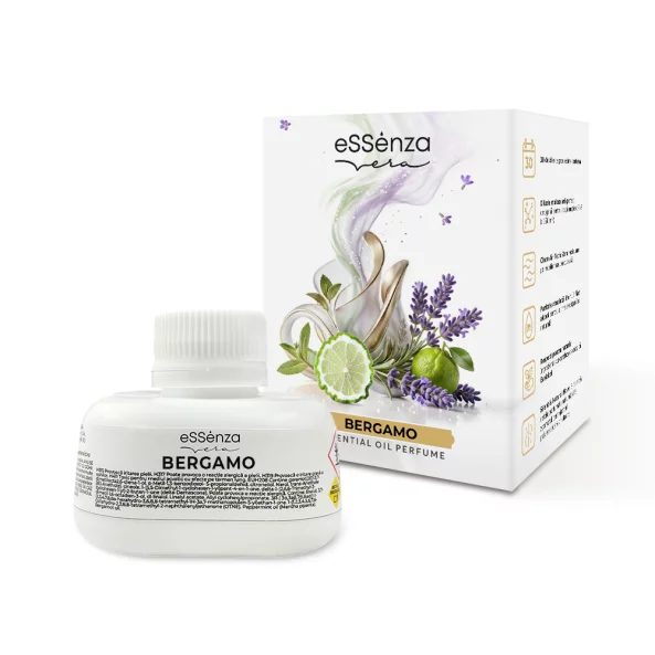 Rezerva difuzor odorizant camera Bergamo, parfum citric-aromatic, eSSenza Vera Diffuser, 100ml