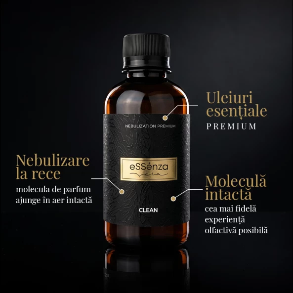 Pachet promo difuzor parfum camera + rezerva Clean 100 ml, Smart Diffuser EVOV-2, eSSenza Vera