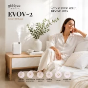 Difuzor parfum camera eSSenza Vera Smart Diffuser EVOV-2, Bluetooth, acoperire 200-300 m3, alb