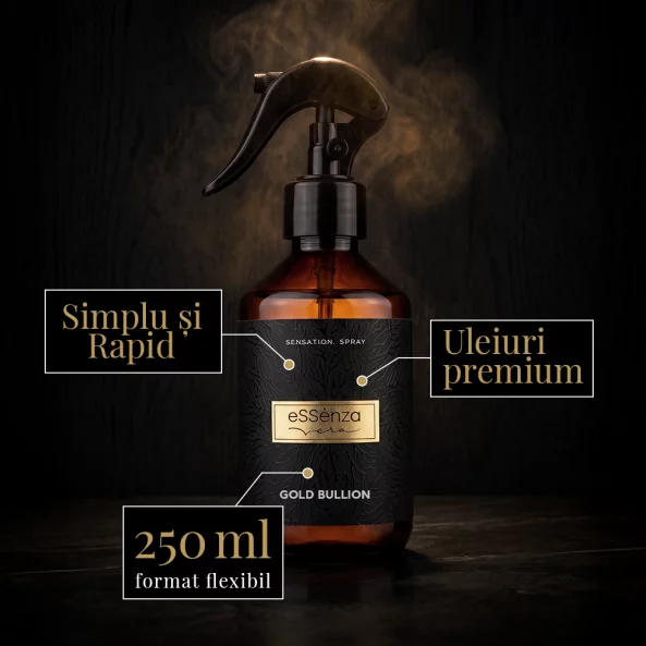 Odorizant camera Gold Bullion, parfum oriental, eSSenza Vera Sensation, 250ml
