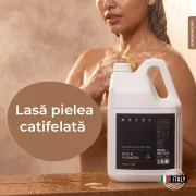 Sapun lichid cu pH neutru pentru fata si maini Nefel Silk &amp; Flowers, certificat Ecolabel, hidratant si emoliant, 5 L