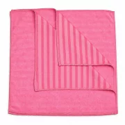 Set 3 lavete microfibra cu peri pentru murdarie grosiera Ideal Bristles, 40x40 cm, rosii