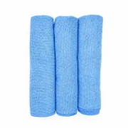 Set 3 lavete microfibra pentru curatenie universala Ideal BASIC Professional, 40x40 cm, albastre