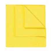 Set 3 lavete microfibra pentru curatenie universala Ideal BASIC Professional, 40x40 cm, galbene