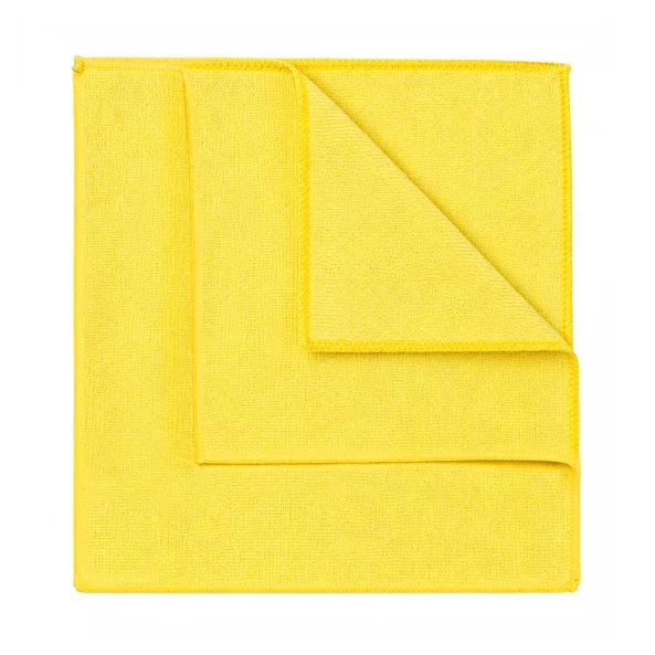 Set 3 lavete microfibra pentru curatenie universala Ideal BASIC Professional, 40x40 cm, galbene