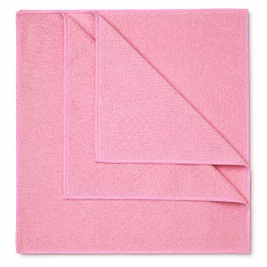 Set 3 lavete microfibra pentru curatenie universala Ideal BASIC Professional, 40x40 cm, rosii