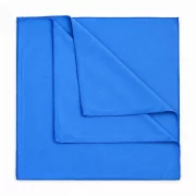 Set 3 lavete microfibra pentru inox, sticla si ceramica Ideal SOFT VELOUR, 40x40 cm, albastre