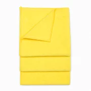 Set 3 lavete microfibra pentru curatenie universala Ideal BASIC Professional, 40x40 cm, galbene