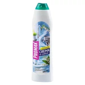 Crema de curatat pentru bucatarie si baie ProMax, parfum lacramioare, 500 ml