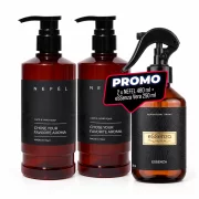 PROMOTIE Sapun lichid Nefel 2x 480 ml + Odorizant camera Vera eSSenza Sensation 250 ml CADOU, parfumuri la alegere