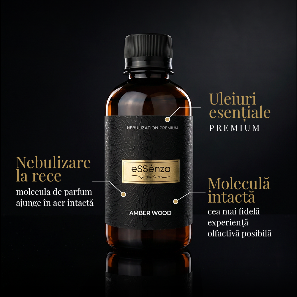 Odorizant camera eSSenza Vera Nebulization Premium Amber Wood 100ml Odorizant camera eSSenza Vera Nebulization Premium Amber Wood 100ml